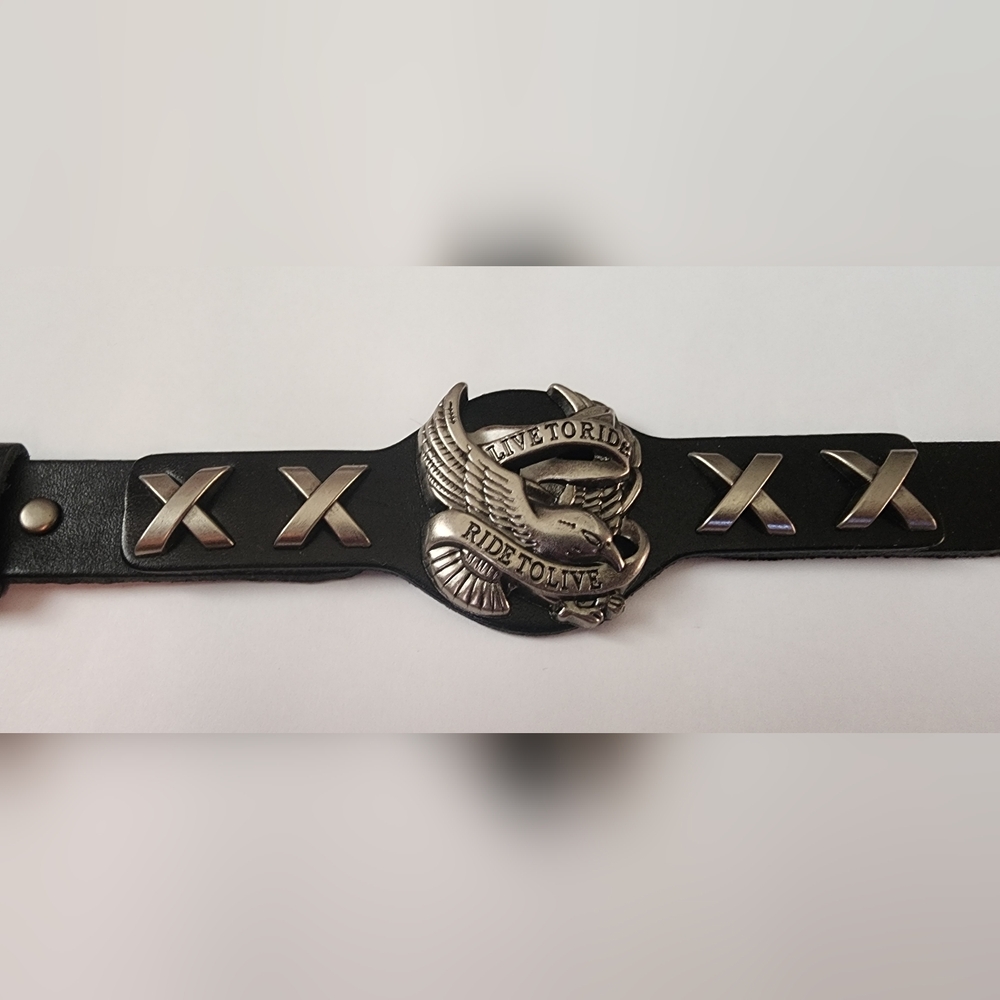 New Harley Davidson biker eagle born to ride adjustable bracelet choose Color